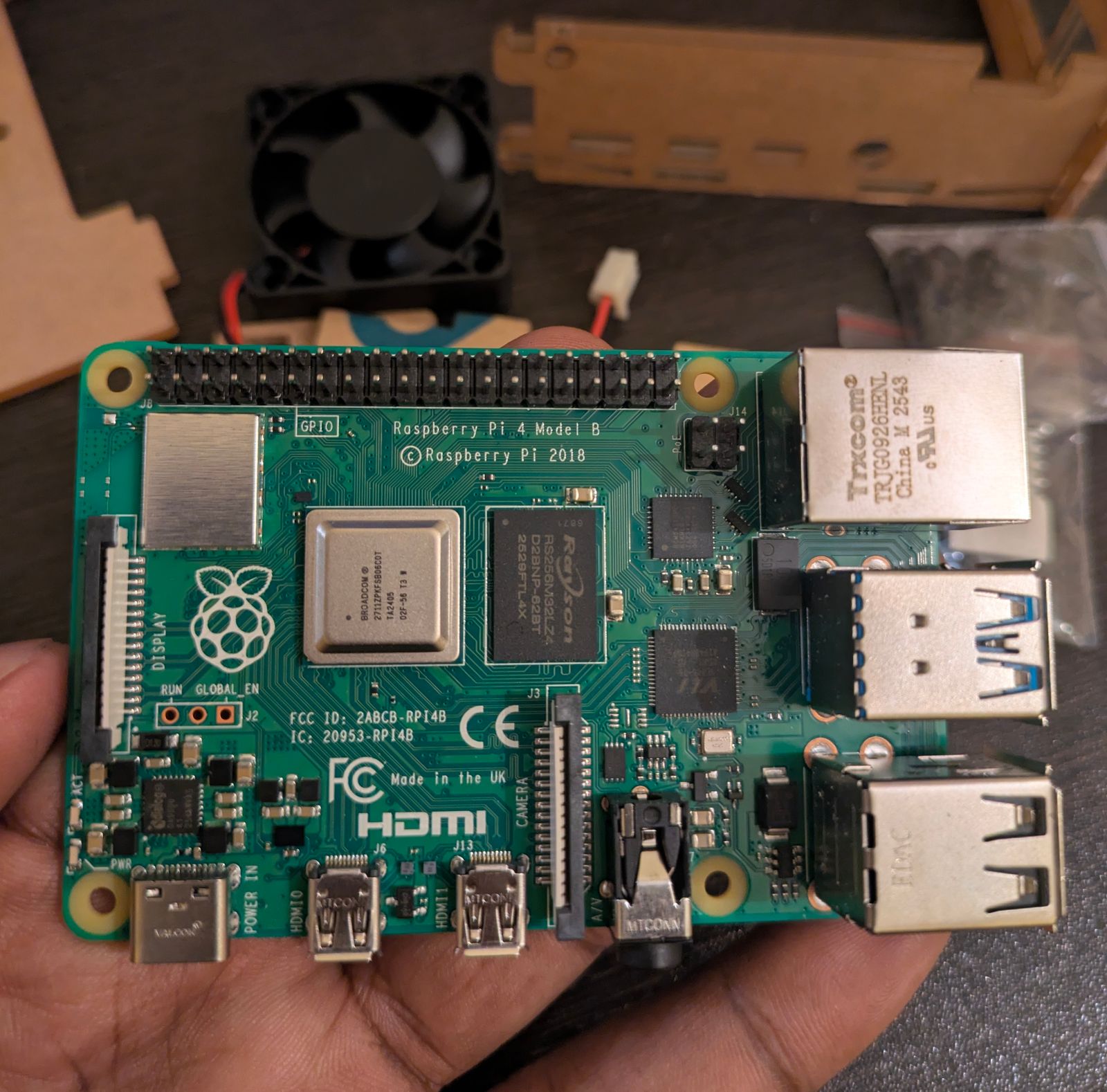 Raspberry Pi 4B with 1GB RAM