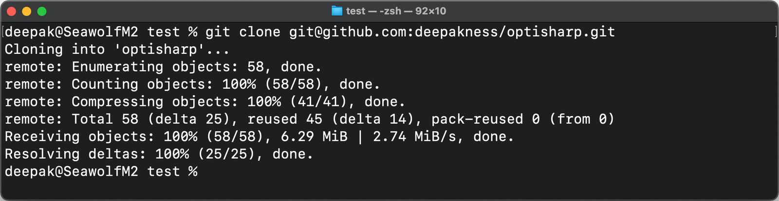 Cloning a repo from GitHub