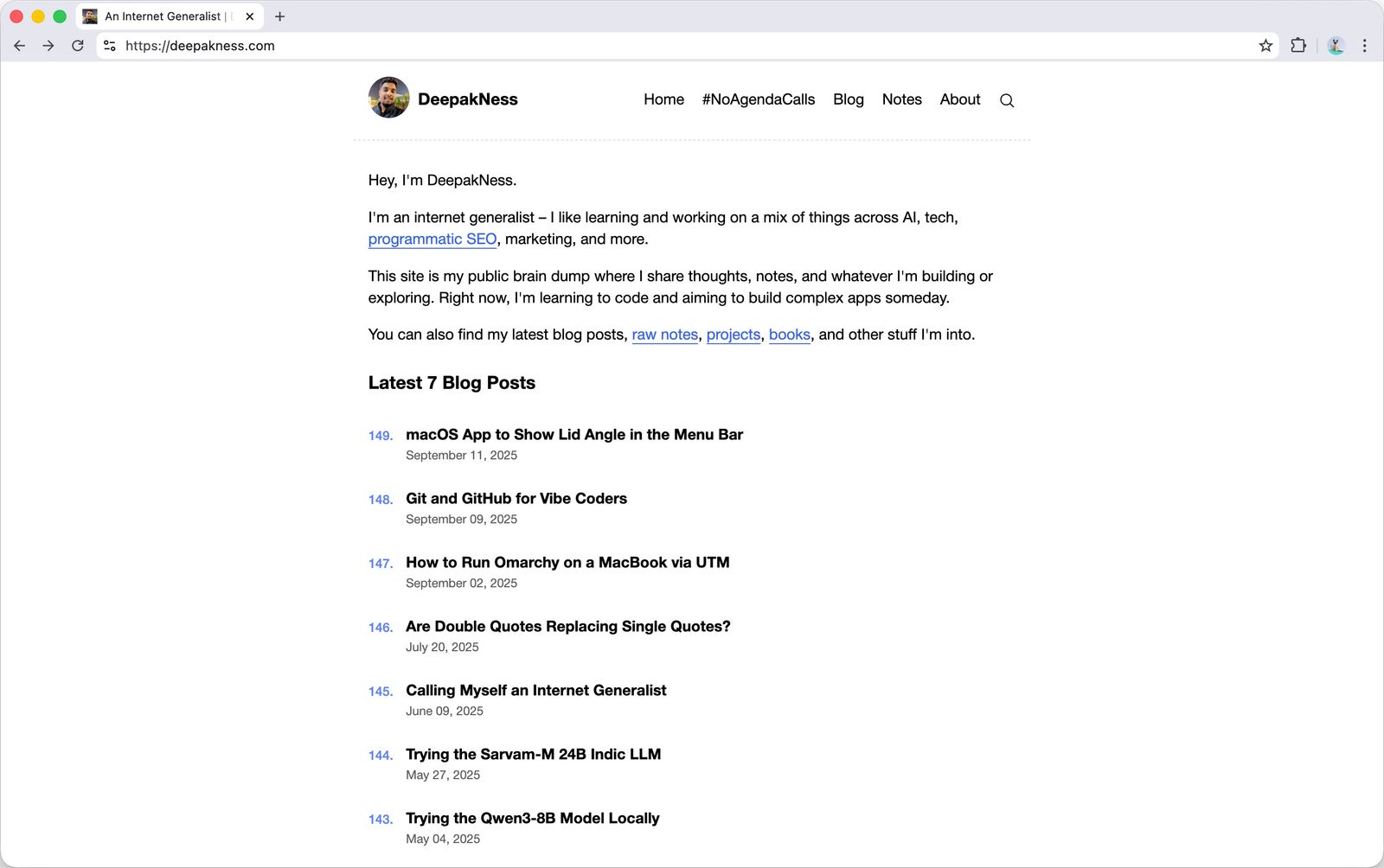 Clean look of the Helium browser