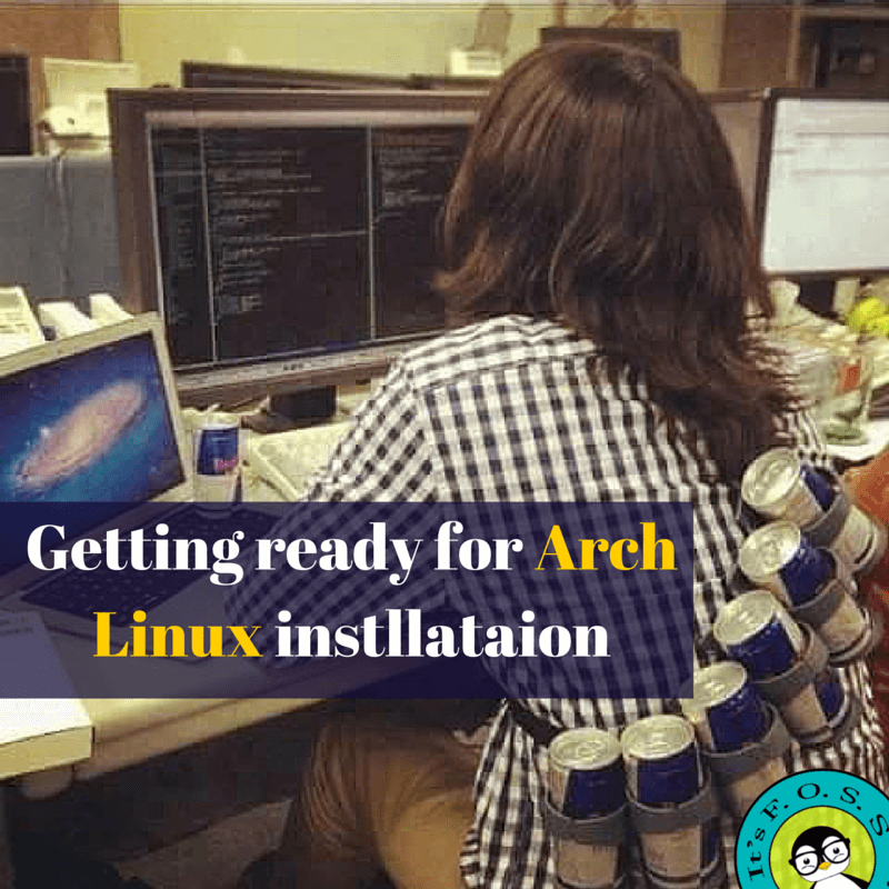 Arch Linux installation joke