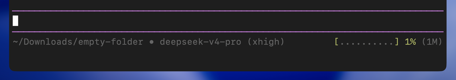 Custom minimal footer in Pi