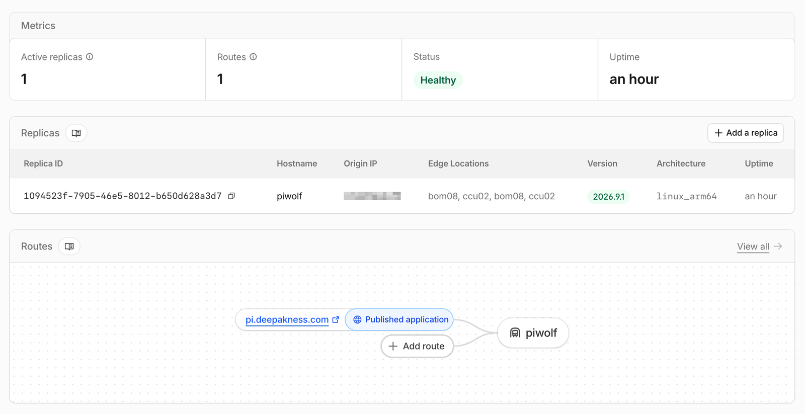 Raspberry Pi via Cloudflare Tunnel