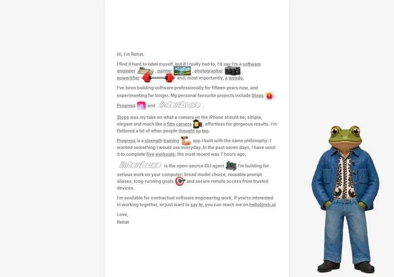 Homepage of Rehat