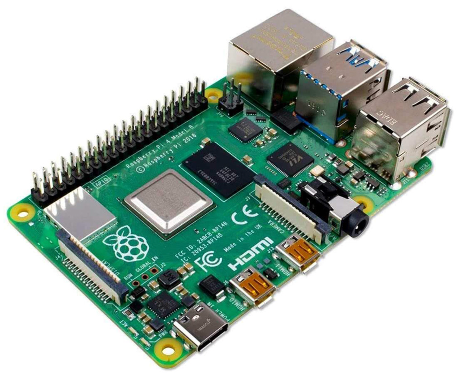 Raspberry Pi 4B with 1GB RAM