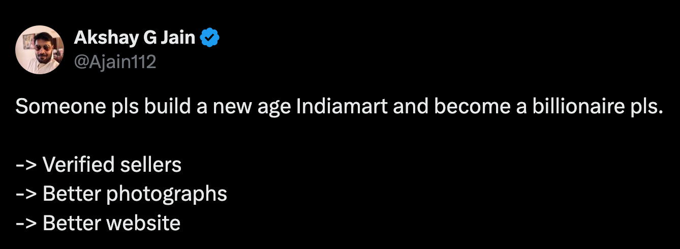 Akshay about IndiaMart