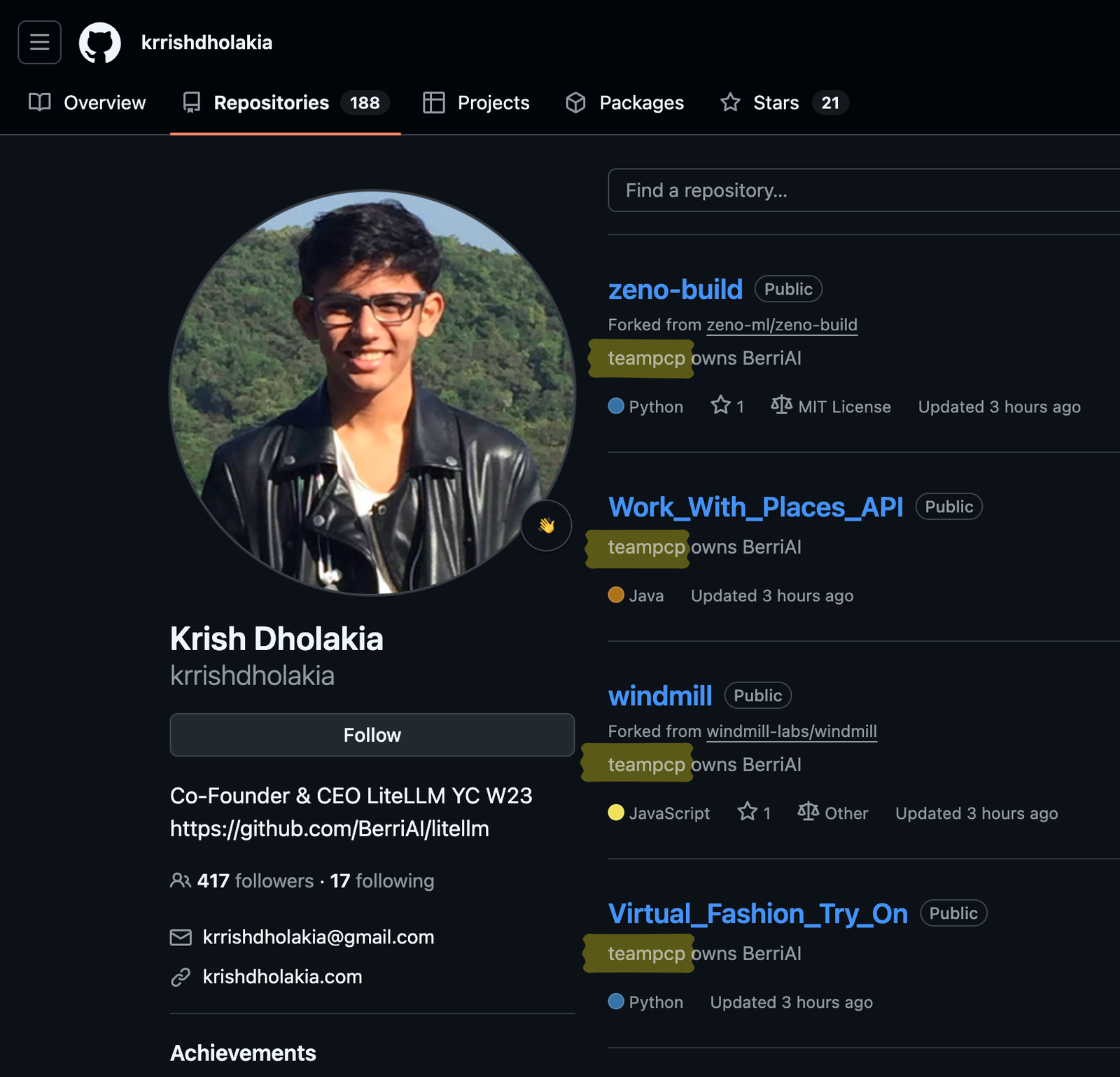 @krrishdholakia hacked by teampcp