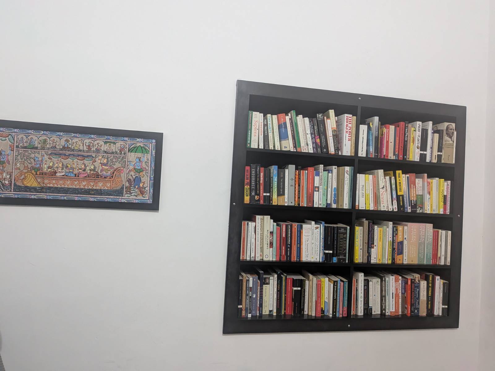 Rohit's new bookshelf