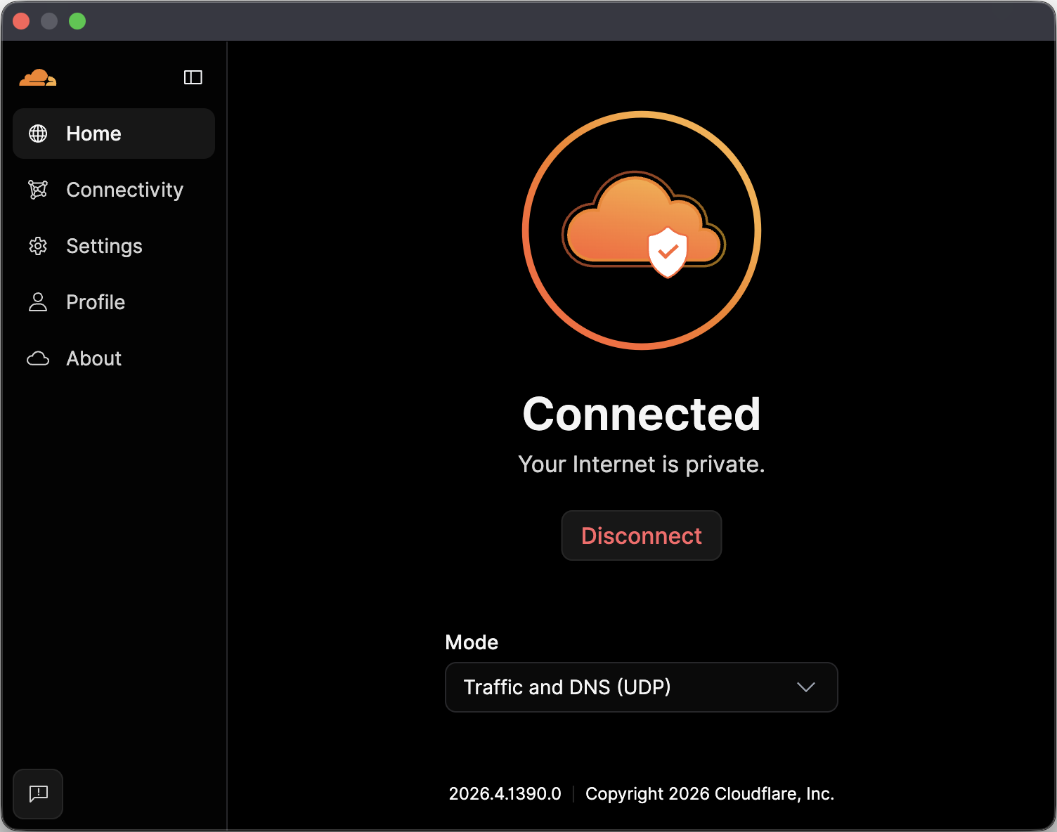 Cloudflare Proxy connected on Cloudflare